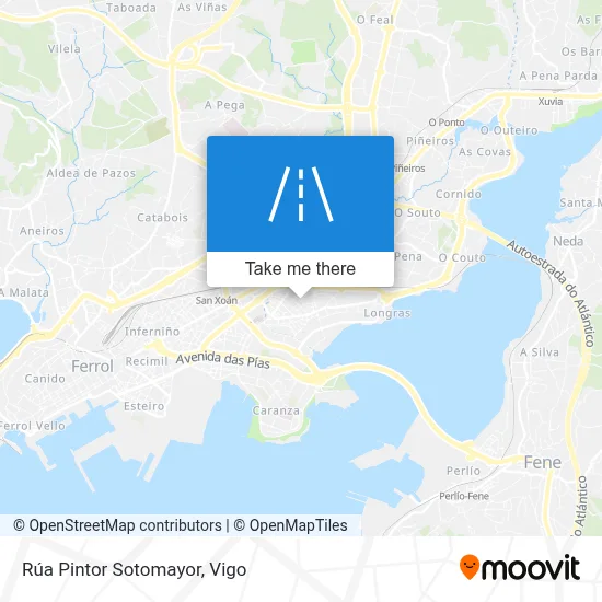 Rúa Pintor Sotomayor map