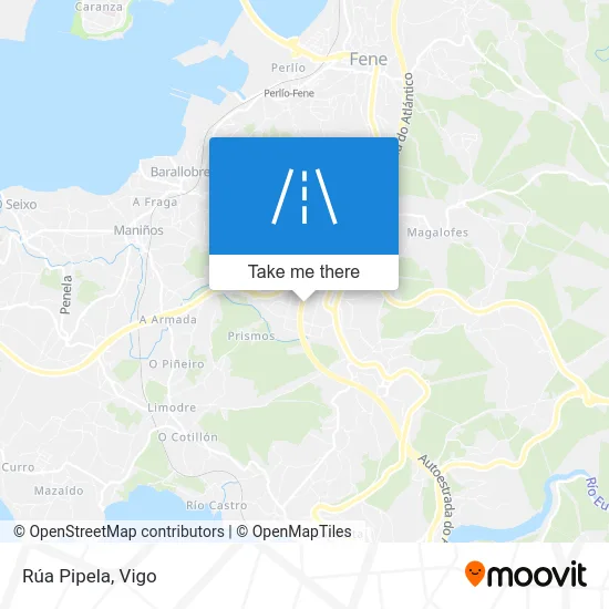 Rúa Pipela map