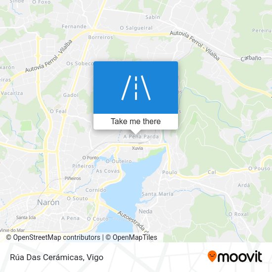 Rúa Das Cerámicas map