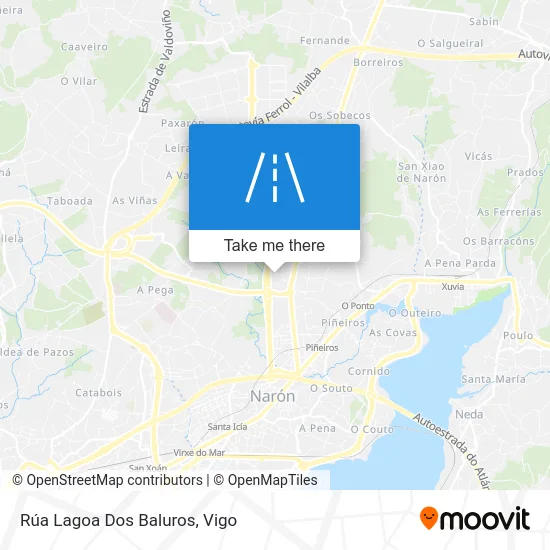 Rúa Lagoa Dos Baluros map