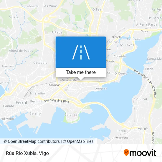 Rúa Rio Xubia map