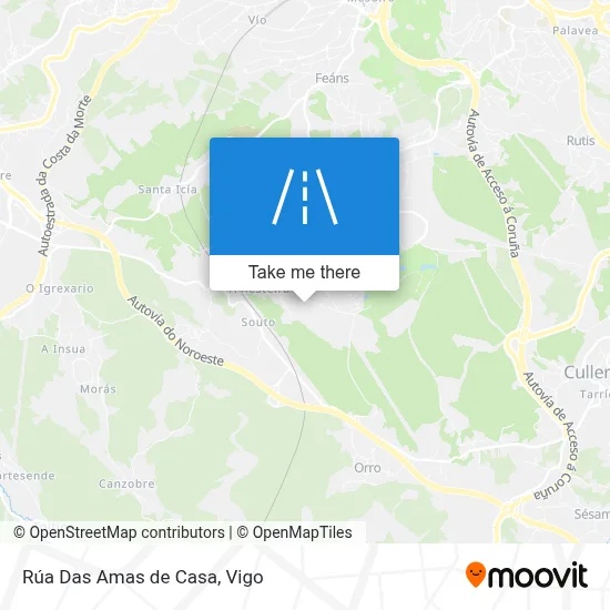 Rúa Das Amas de Casa map