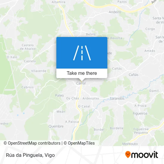 Rúa da Pinguela map