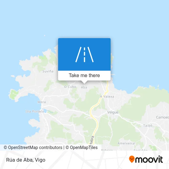 Rúa de Aba map