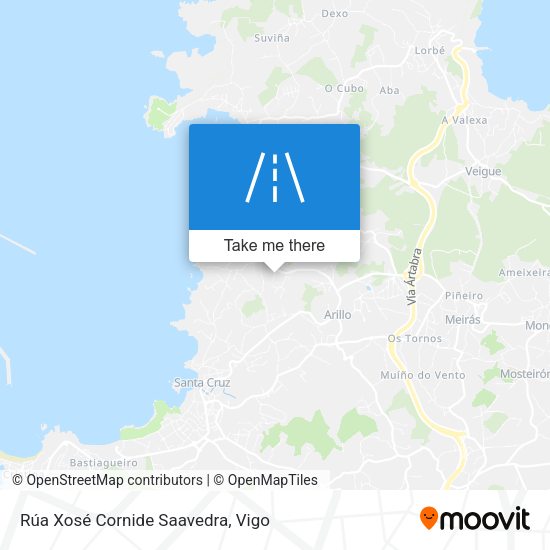Rúa Xosé Cornide Saavedra map
