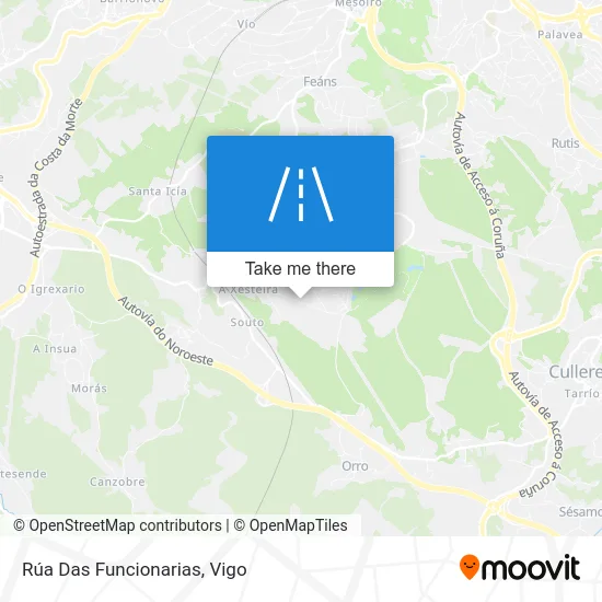 Rúa Das Funcionarias map