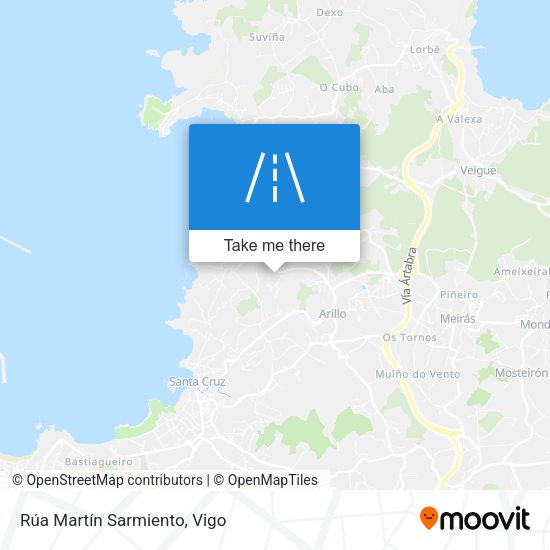 Rúa Martín Sarmiento map
