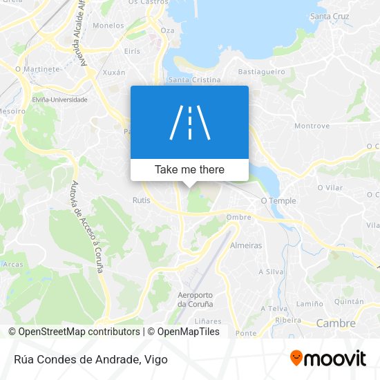 Rúa Condes de Andrade map