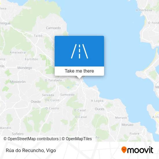 Rúa do Recuncho map