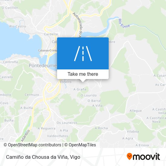 Camiño da Chousa da Viña map