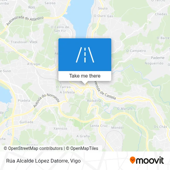 Rúa Alcalde López Datorre map