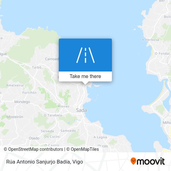 Rúa Antonio Sanjurjo Badía map