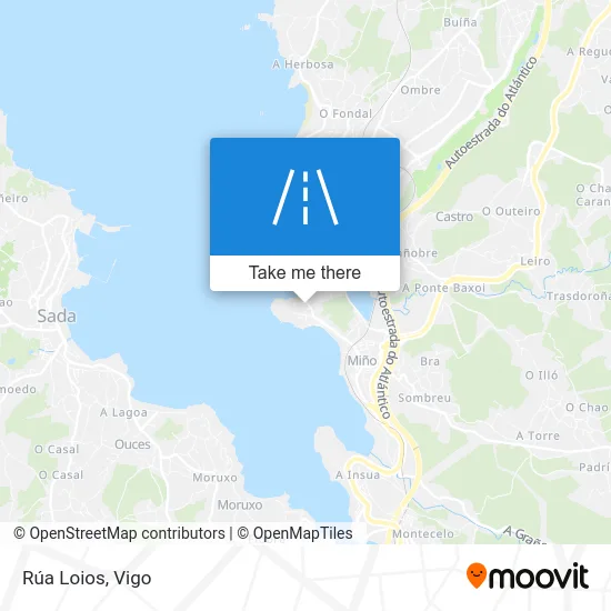 Rúa Loios map