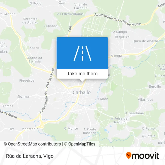 Rúa da Laracha map