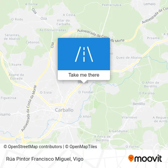 Rúa Pintor Francisco Miguel map