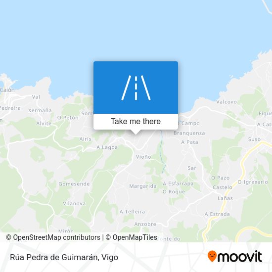 Rúa Pedra de Guimarán map