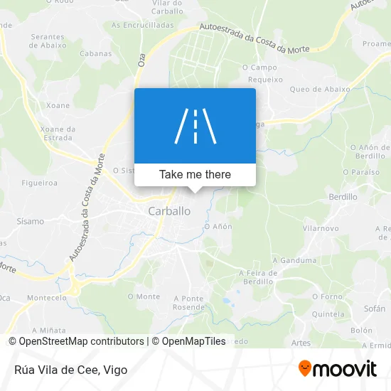 Rúa Vila de Cee map