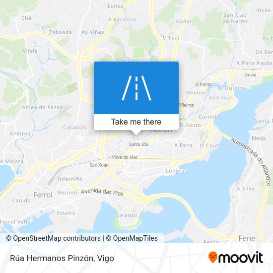 Rúa Hermanos Pinzón map