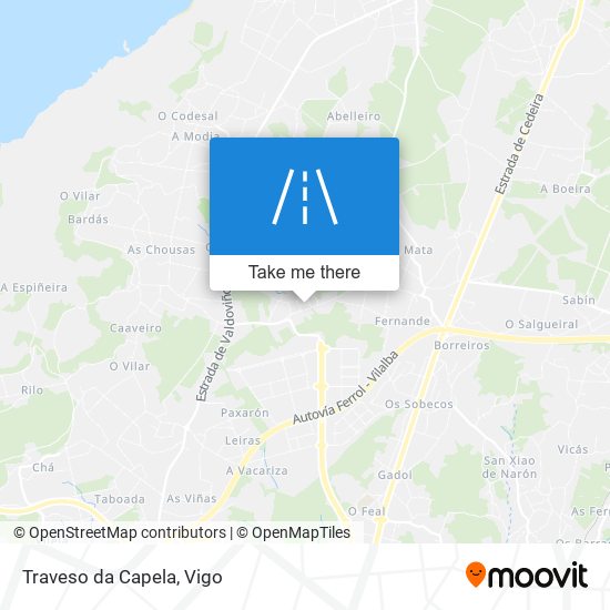 Traveso da Capela map
