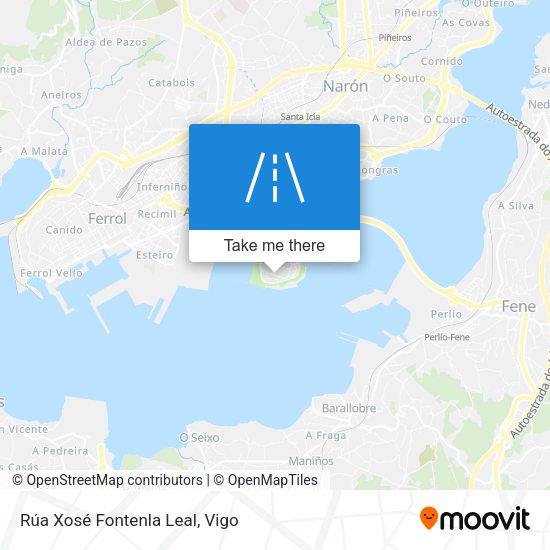 Rúa Xosé Fontenla Leal map