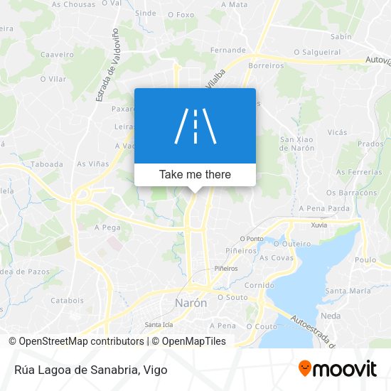 Rúa Lagoa de Sanabria map