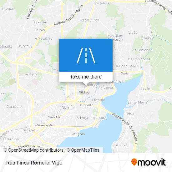 Rúa Finca Romero map