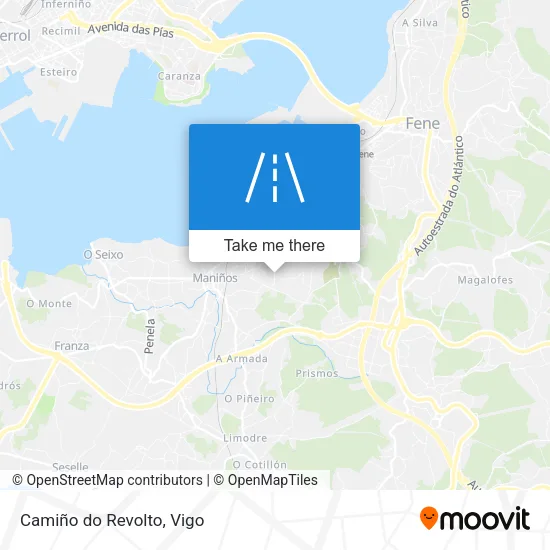 Camiño do Revolto map