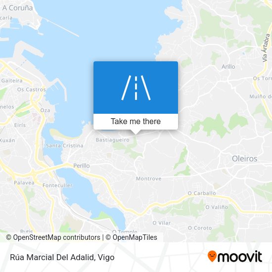 Rúa Marcial Del Adalid map