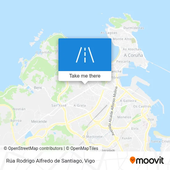 Rúa Rodrigo Alfredo de Santiago map