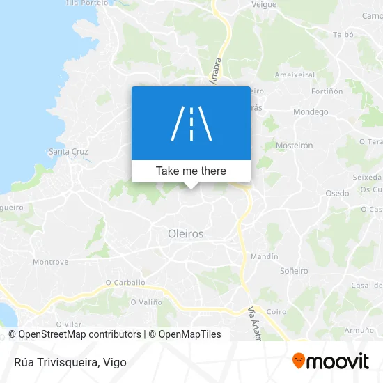 Rúa Trivisqueira map