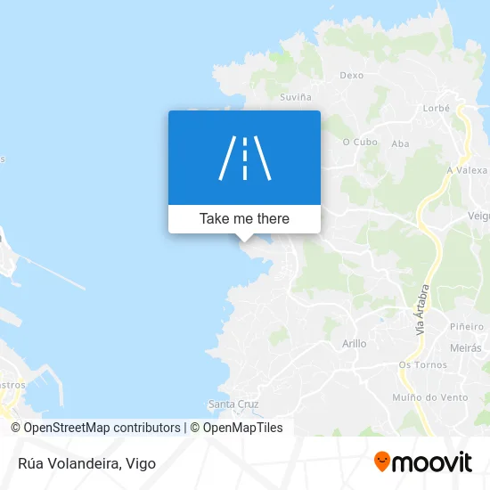 Rúa Volandeira map