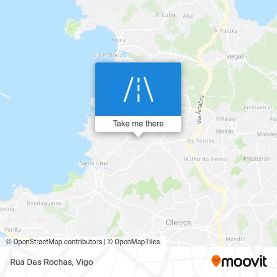 Rúa Das Rochas map