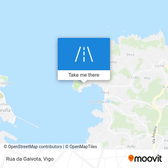 Rúa da Gaivota map