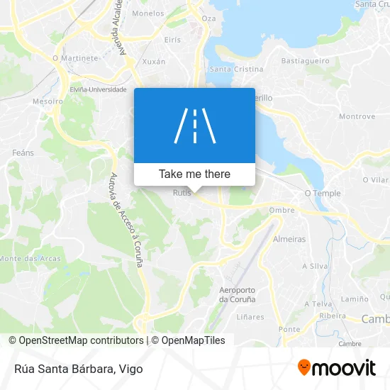 Rúa Santa Bárbara map