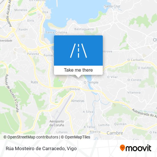 Rúa Mosteiro de Carracedo map