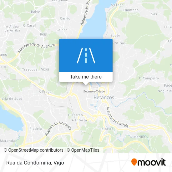 Rúa da Condomiña map