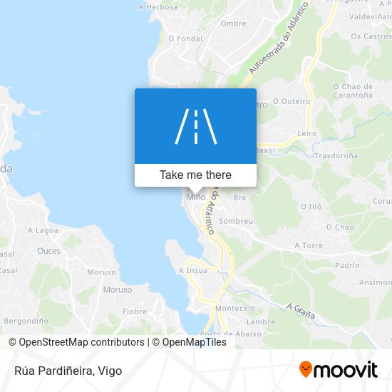 Rúa Pardiñeira map