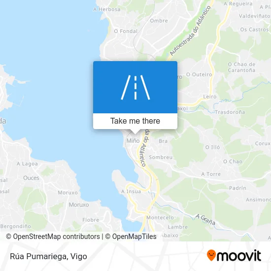 Rúa Pumariega map