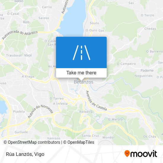 Rúa Lanzós map