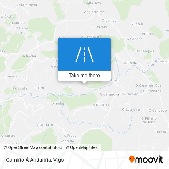 Camiño Á Anduriña map
