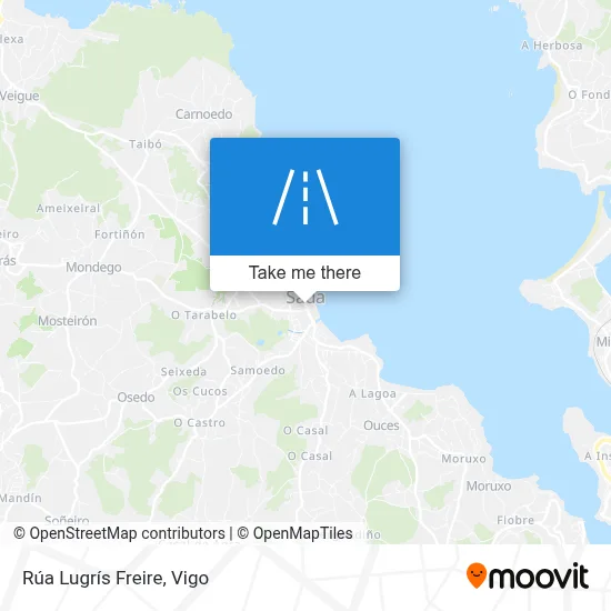 Rúa Lugrís Freire map