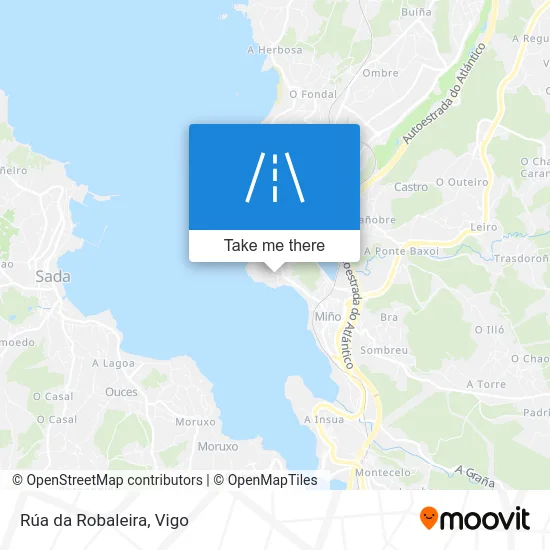 Rúa da Robaleira map