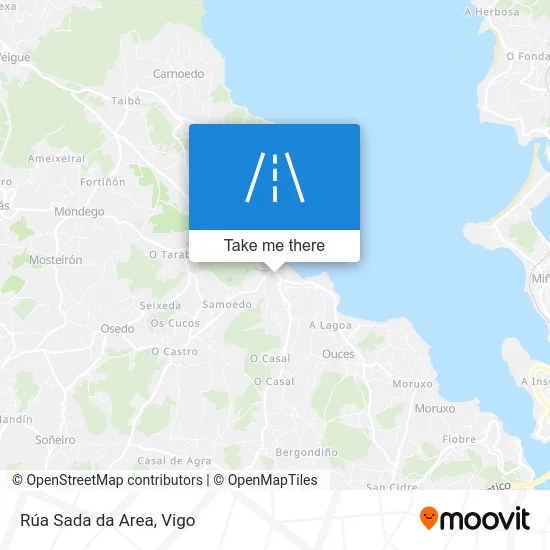 Rúa Sada da Area map