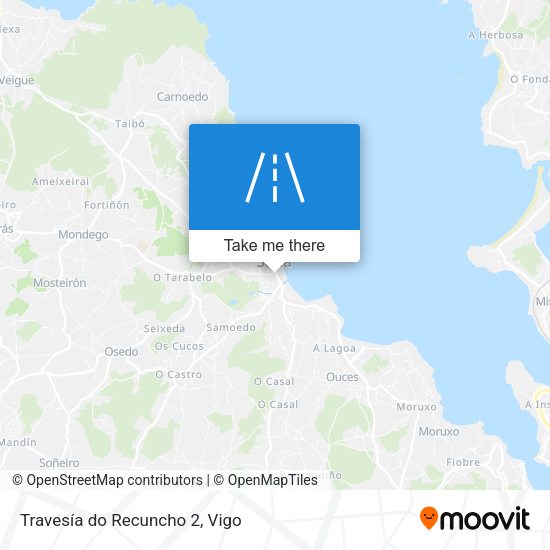 Travesía do Recuncho 2 map