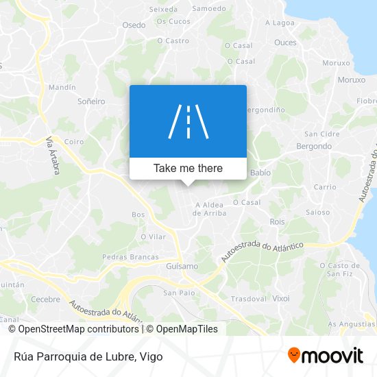 Rúa Parroquia de Lubre map