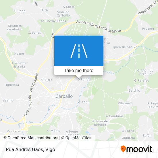 Rúa Andrés Gaos map