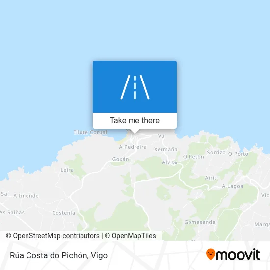 Rúa Costa do Pichón map