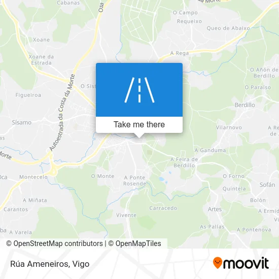 Rúa Ameneiros map