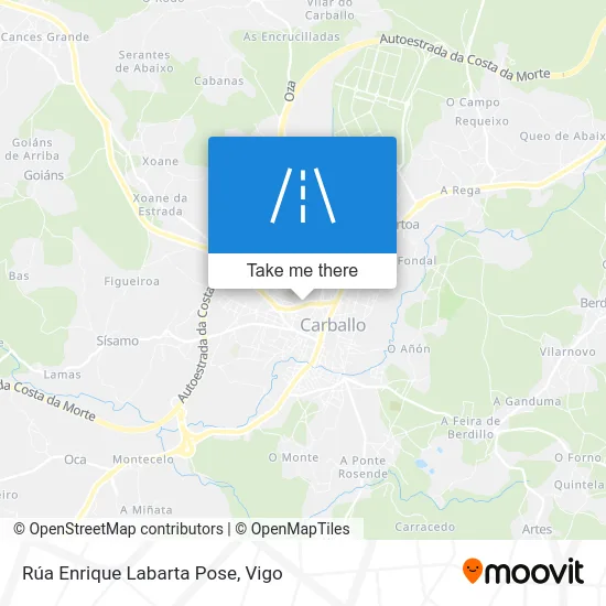 Rúa Enrique Labarta Pose map