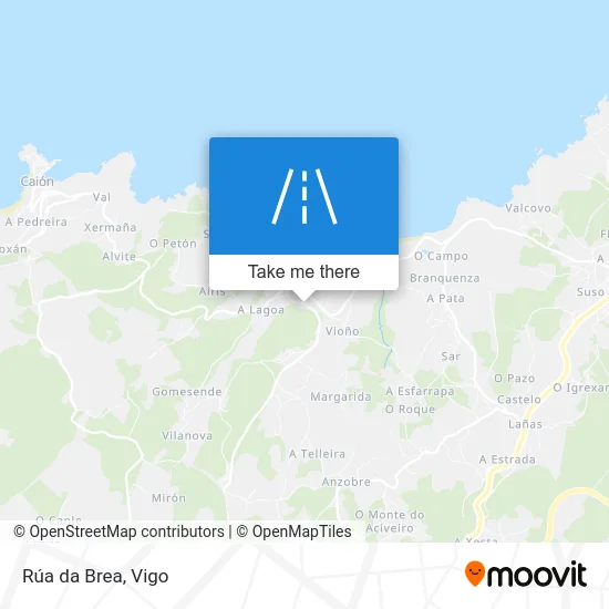 Rúa da Brea map